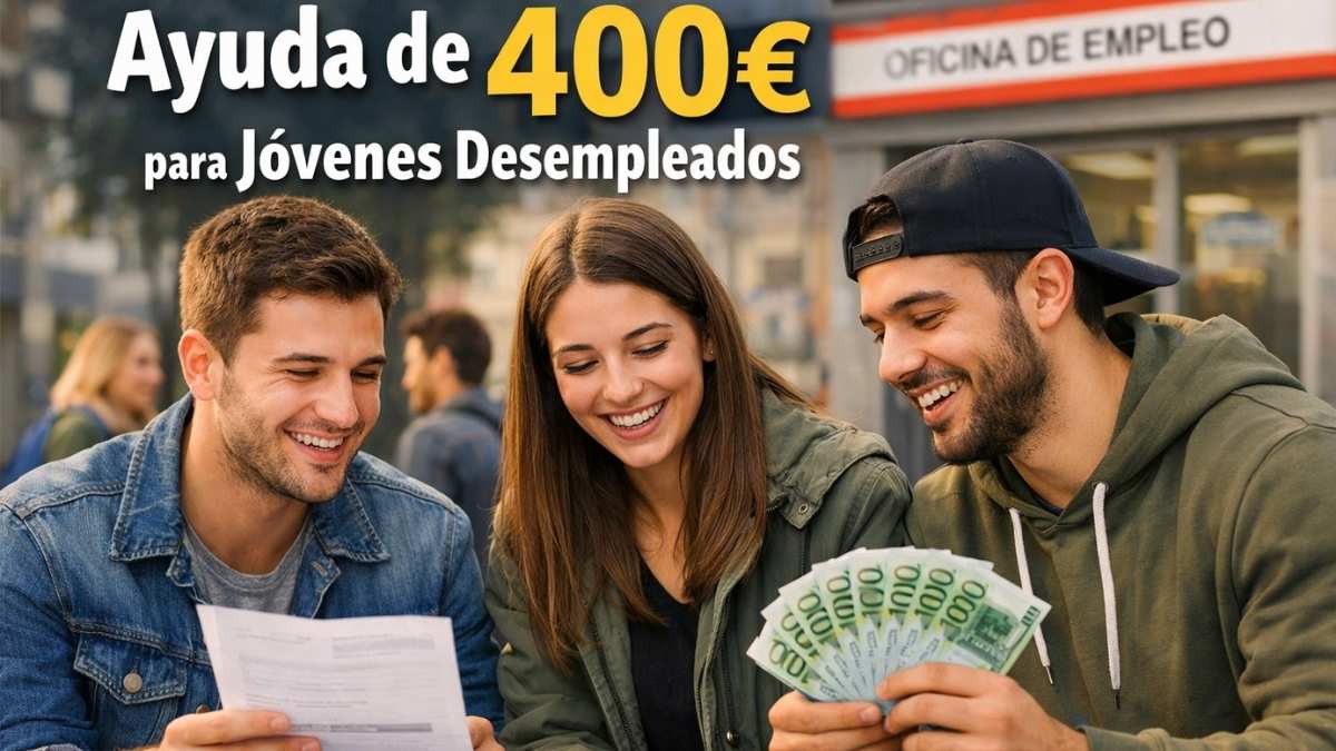 Ayuda de 400 € para jóvenes desempleados — cómo inscribirse y cuándo llega el depósito