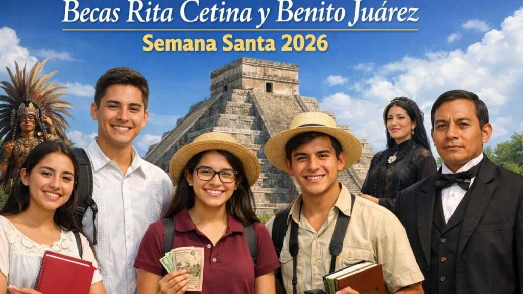Becas Rita Cetina y Benito Juárez Semana Santa 2026: pagos de abril confirmados y lo que ocurrirá con depósitos