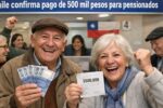 Chile confirma pago de 500 mil pesos para pensionados: requisitos y proceso de solicitud antes del 20 de abril